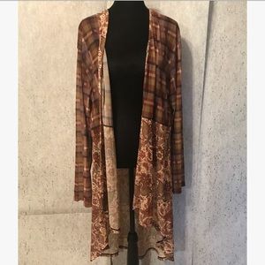 Plaid and Paisley Kimono